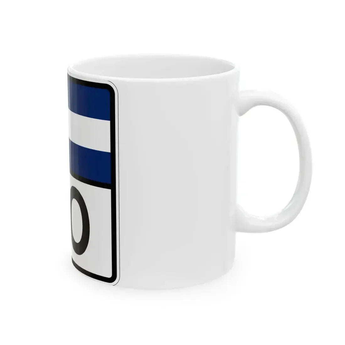 Colorado 110 (Colorado) (Road Sign) White Coffee Mug - Go Mug Yourself