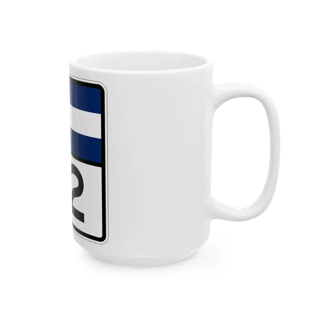 Colorado 112 (Colorado) (Road Sign) White Coffee Mug - Go Mug Yourself