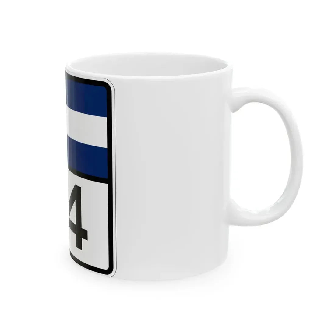 Colorado 114 (Colorado) (Road Sign) White Coffee Mug - Go Mug Yourself