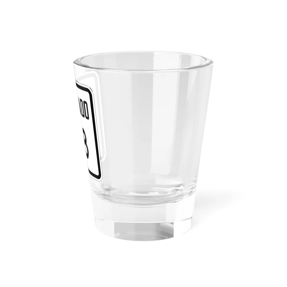 Colorado 118 1946 (Colorado) (Road Sign) Shot Glass 1.5oz-Go Mug Yourself