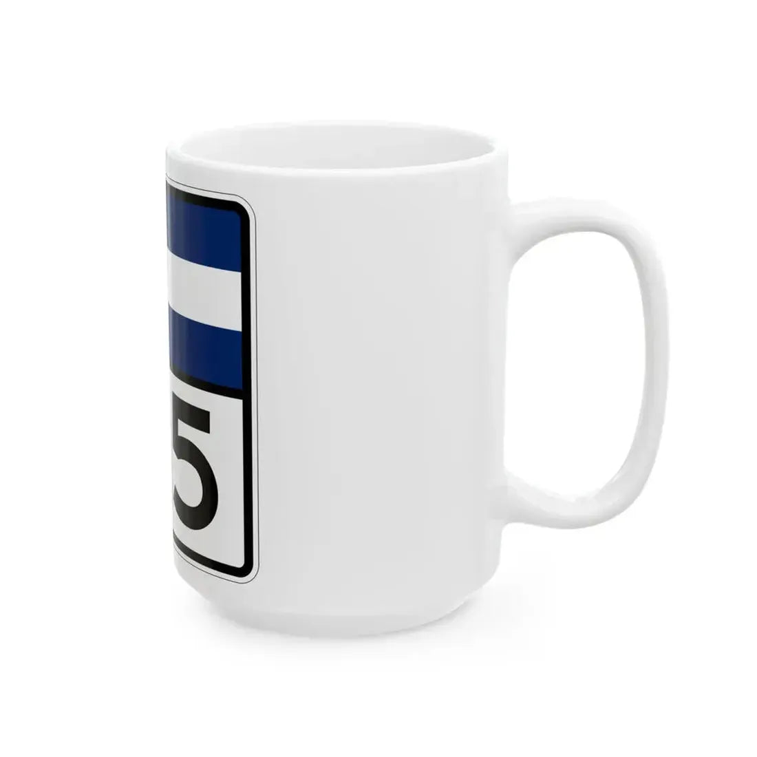 Colorado 125 (Colorado) (Road Sign) White Coffee Mug - Go Mug Yourself