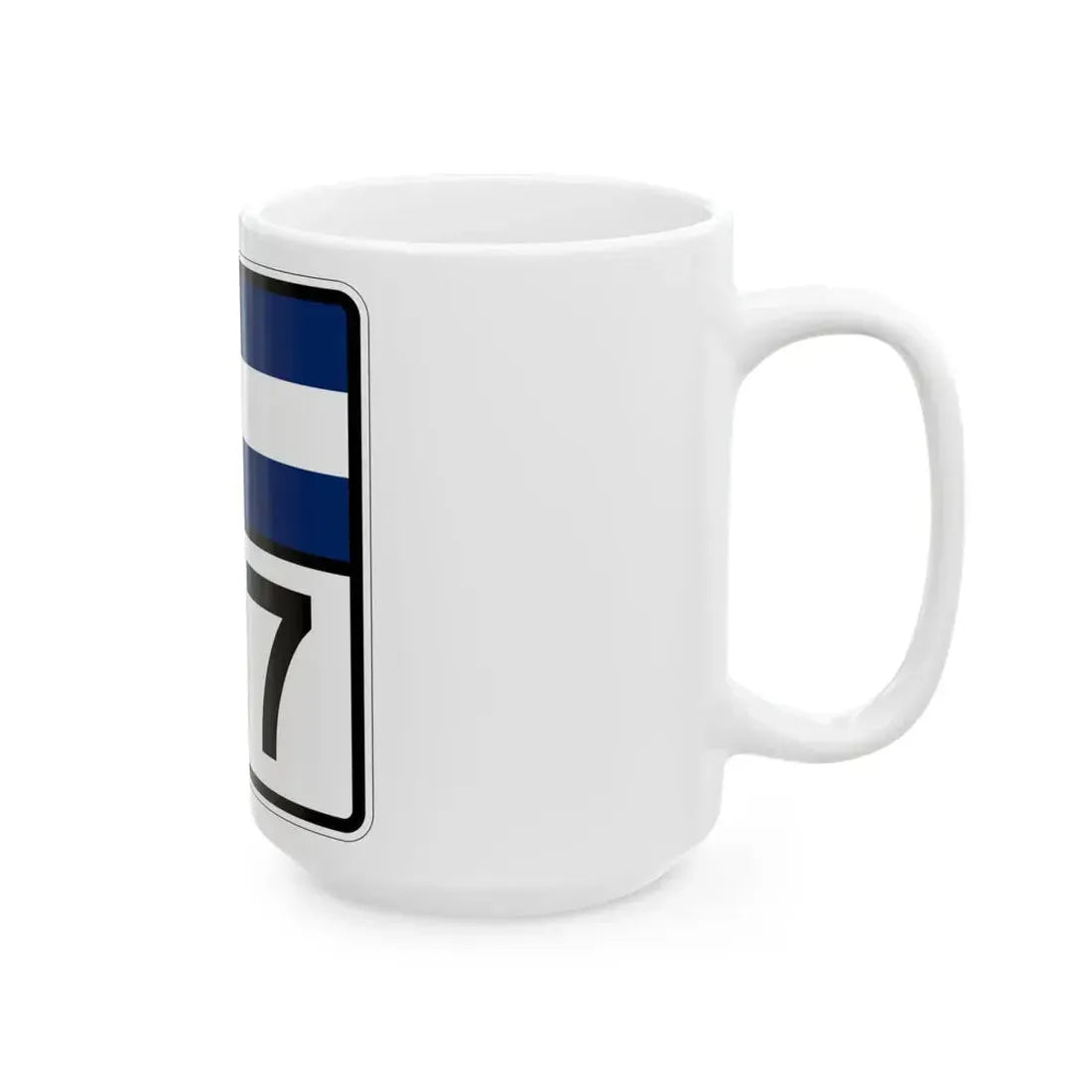 Colorado 127 (Colorado) (Road Sign) White Coffee Mug - Go Mug Yourself