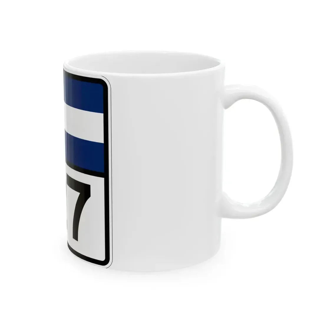 Colorado 127 (Colorado) (Road Sign) White Coffee Mug - Go Mug Yourself