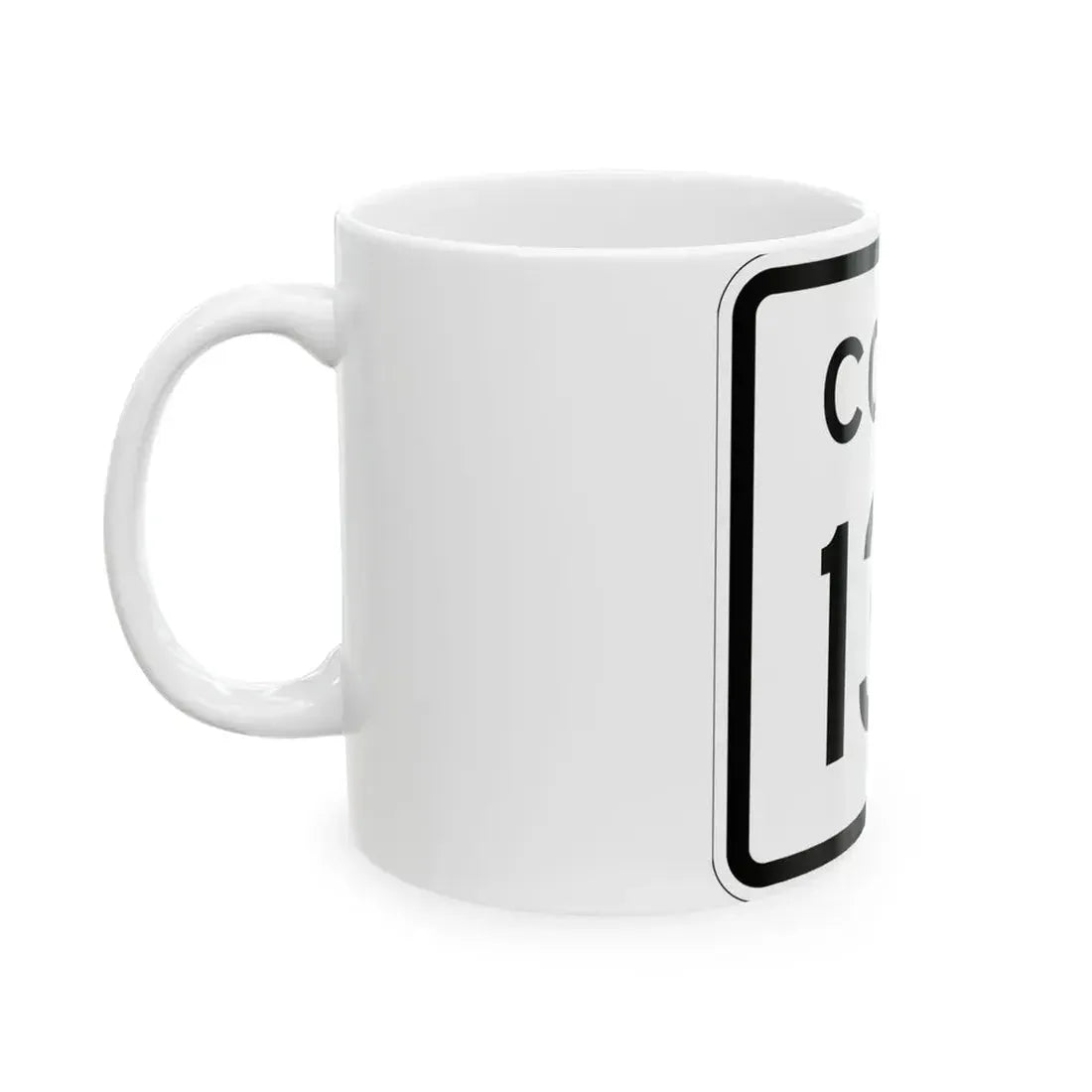 Colorado 138 1952 (Colorado) (Road Sign) White Coffee Mug - Go Mug Yourself