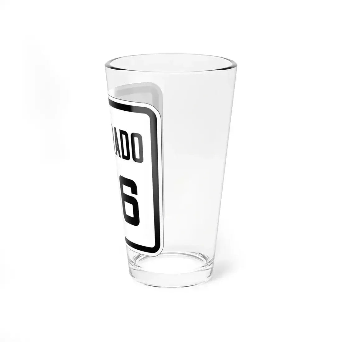 Colorado 156 1926 (Colorado) (Road Sign) Pint Glss 16oz - Go Mug Yourself