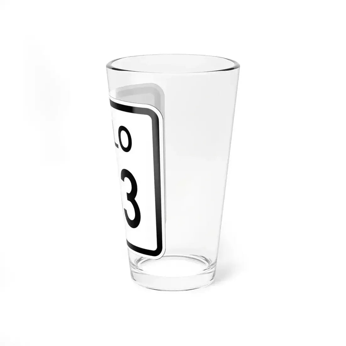 Colorado 163 1952 (Colorado) (Road Sign) Pint Glss 16oz - Go Mug Yourself
