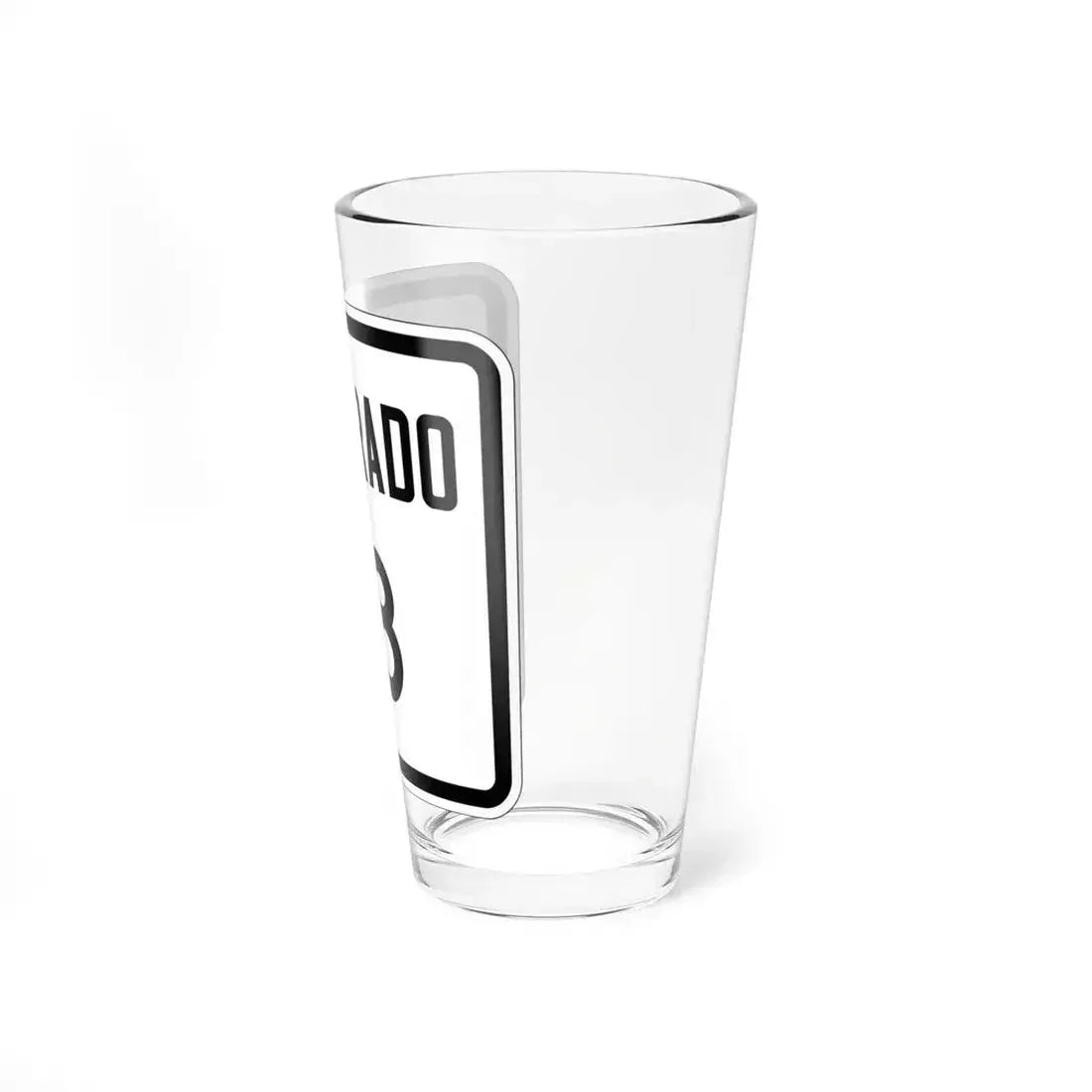 Colorado 18 1946 (Colorado) (Road Sign) Pint Glass 16oz - Go Mug Yourself