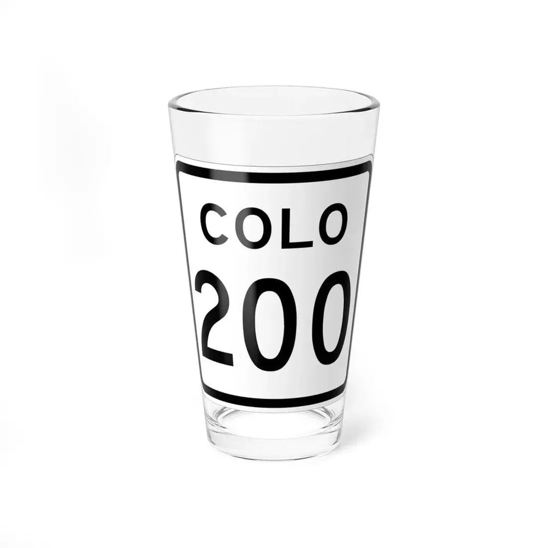 Colorado 200 1952 (Colorado) (Road Sign) Pint Glss 16oz 16oz - Go Mug Yourself