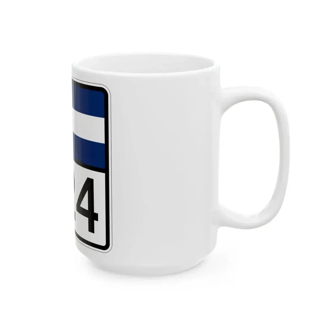 Colorado 224 (Colorado) (Road Sign) White Coffee Mug - Go Mug Yourself