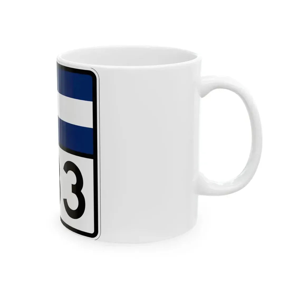 Colorado 233 (Colorado) (Road Sign) White Coffee Mug - Go Mug Yourself