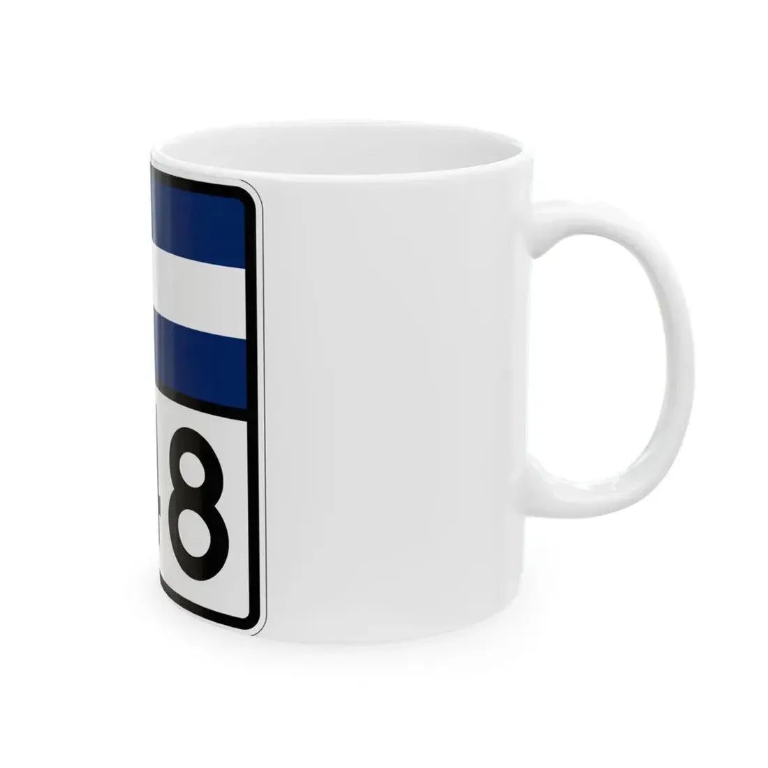 Colorado 248 (Colorado) (Road Sign) White Coffee Mug - Go Mug Yourself