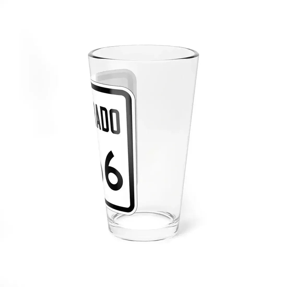 Colorado 266 1946 (Colorado) (Road Sign) Pint Glss 16oz - Go Mug Yourself
