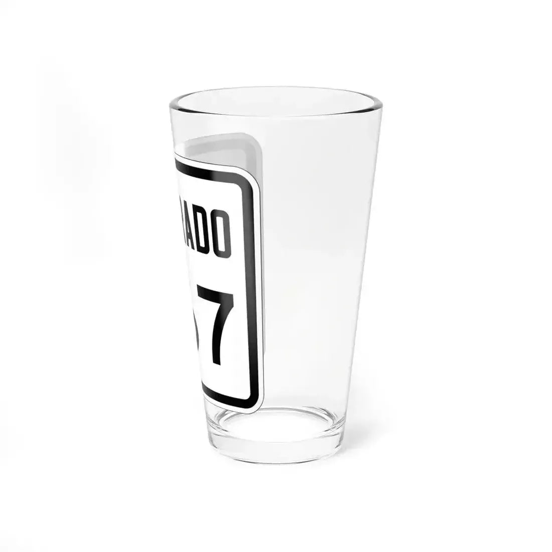 Colorado 267 1946 (Colorado) (Road Sign) Pint Glss 16oz - Go Mug Yourself