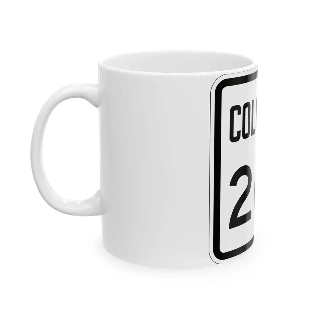 Colorado 269 1946 (Colorado) (Road Sign) White Coffee Mug - Go Mug Yourself