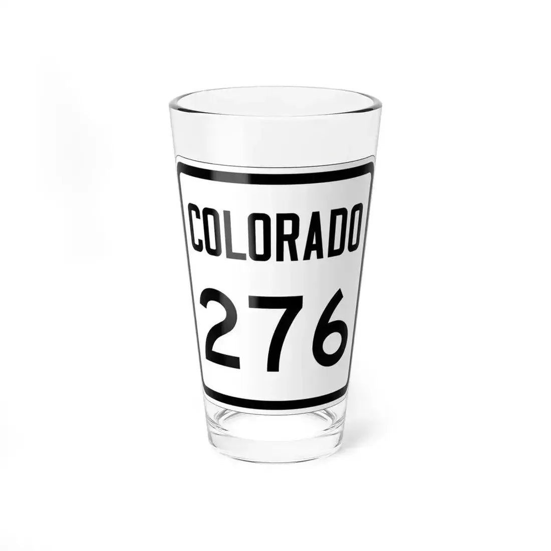 Colorado 276 1946 (Colorado) (Road Sign) Pint Glss 16oz 16oz - Go Mug Yourself