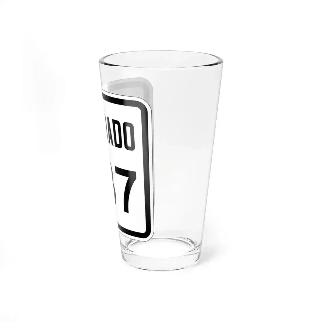 Colorado 287 1946 (Colorado) (Road Sign) Pint Glss 16oz - Go Mug Yourself