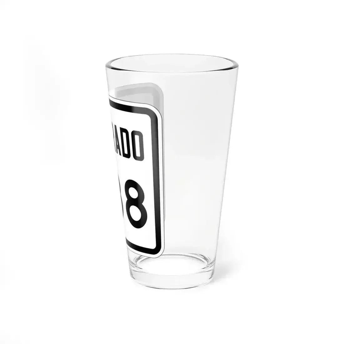 Colorado 288 1946 (Colorado) (Road Sign) Pint Glss 16oz - Go Mug Yourself