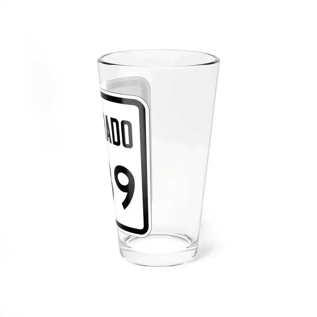 Colorado 289 1946 (Colorado) (Road Sign) Pint Glss 16oz - Go Mug Yourself