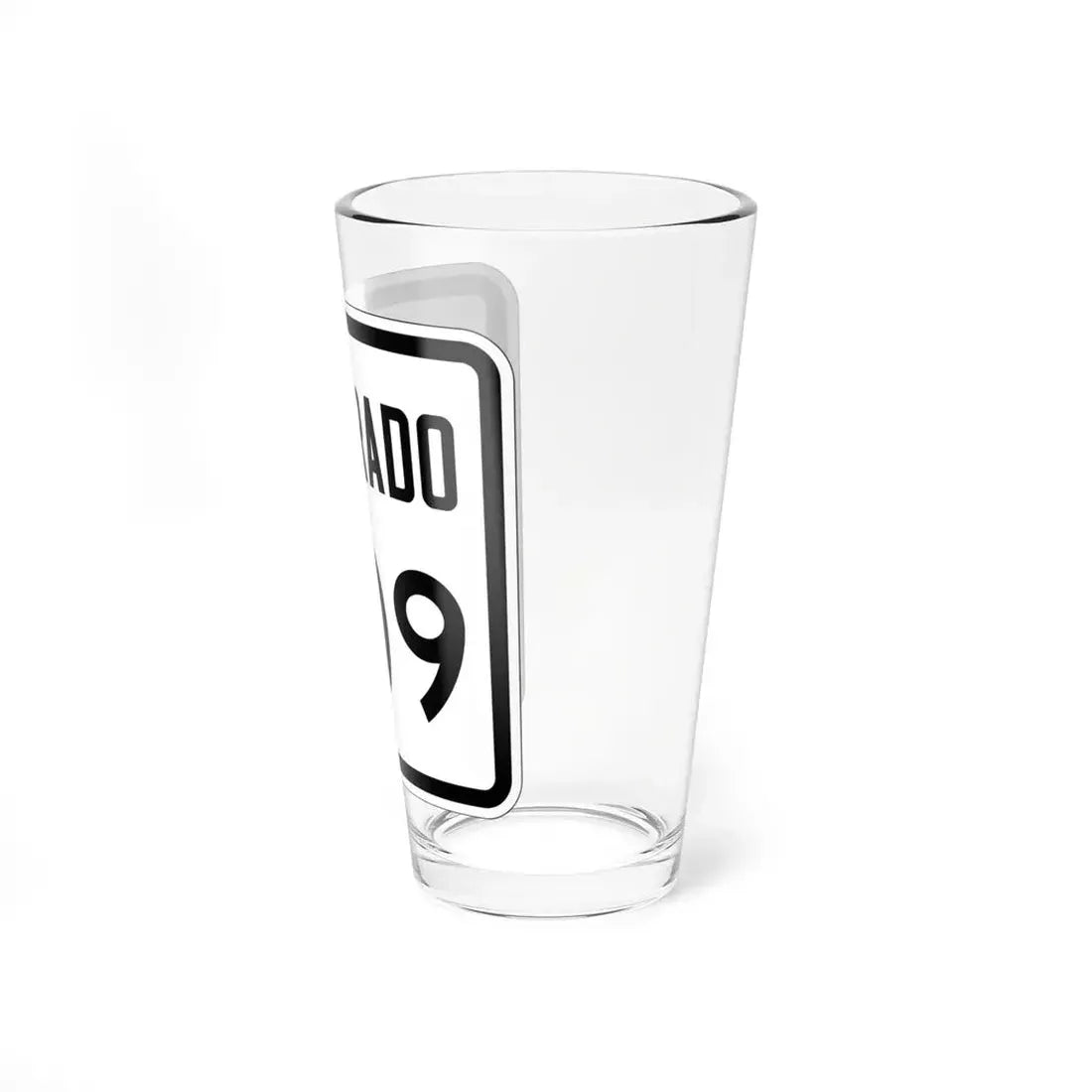 Colorado 309 1946 (Colorado) (Road Sign) Pint Glss 16oz - Go Mug Yourself