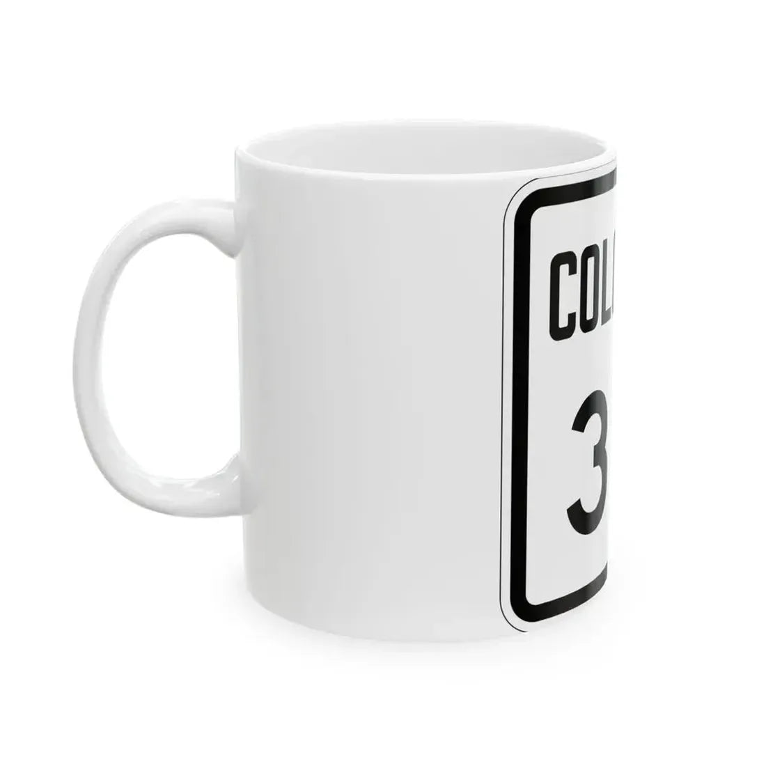 Colorado 310 1946 (Colorado) (Road Sign) White Coffee Mug - Go Mug Yourself