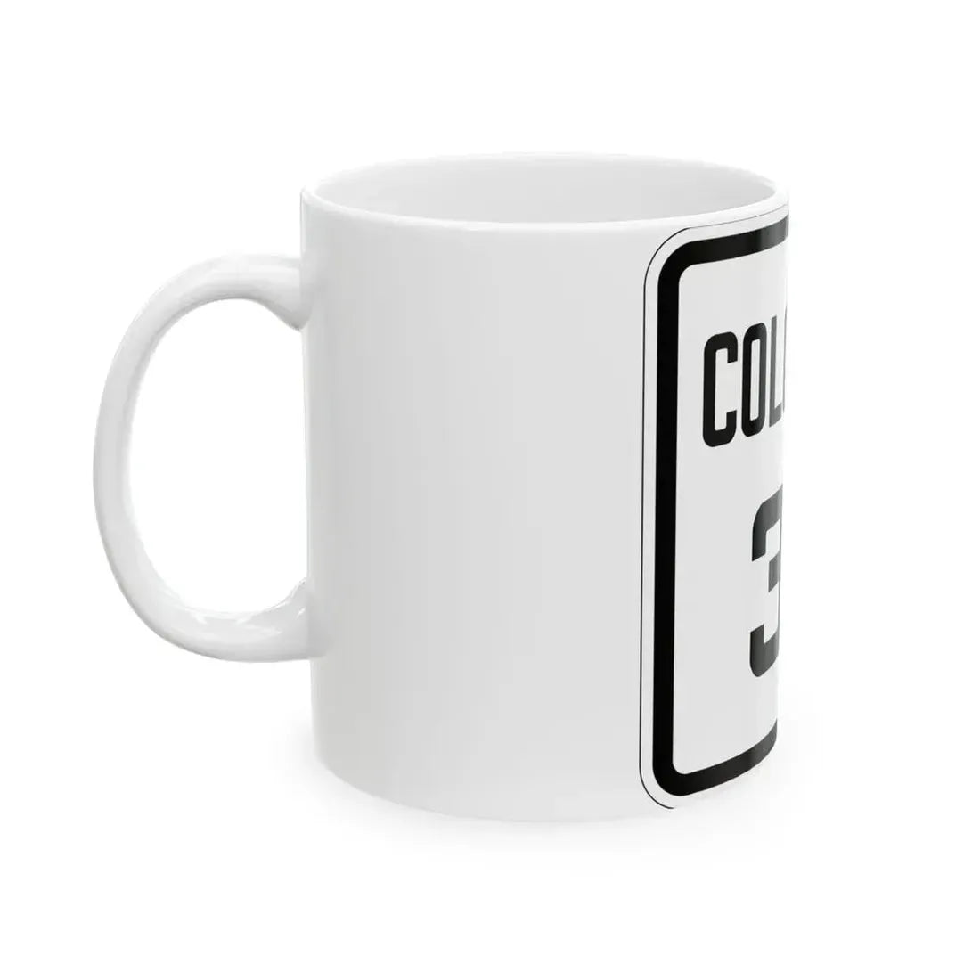 Colorado 33 1926 (Colorado) (Road Sign) White Coffee Mug - Go Mug Yourself