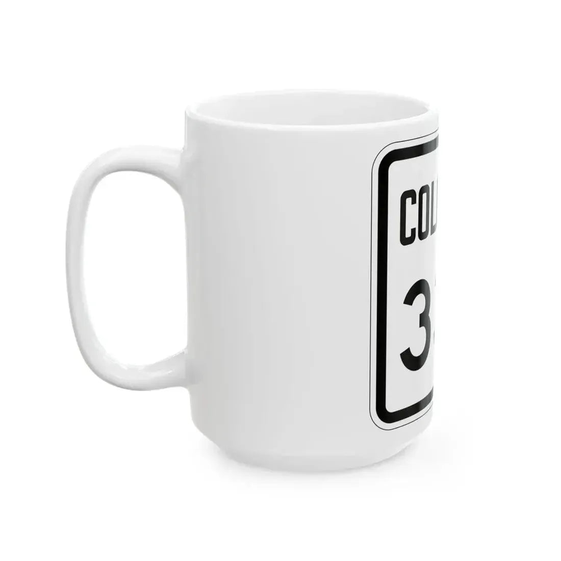 Colorado 333 1946 (Colorado) (Road Sign) White Coffee Mug - Go Mug Yourself