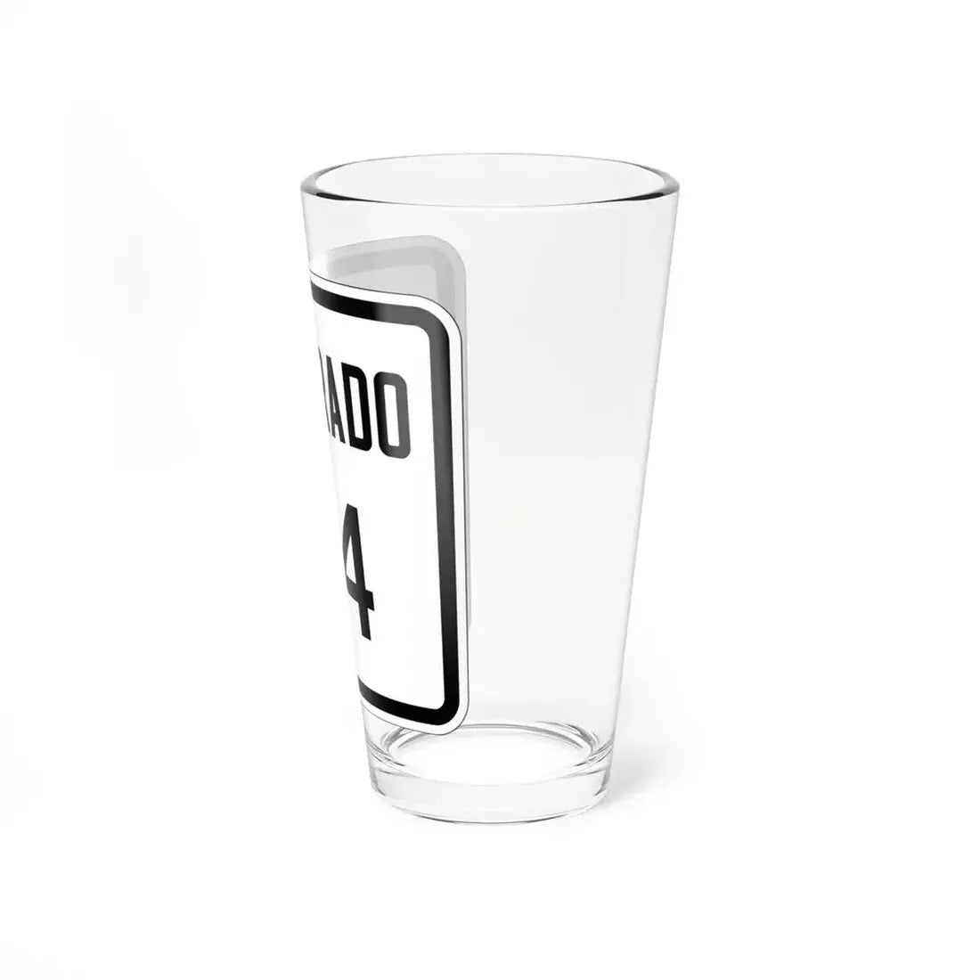 Colorado 34 1946 (Colorado) (Road Sign) Pint Glss 16oz - Go Mug Yourself