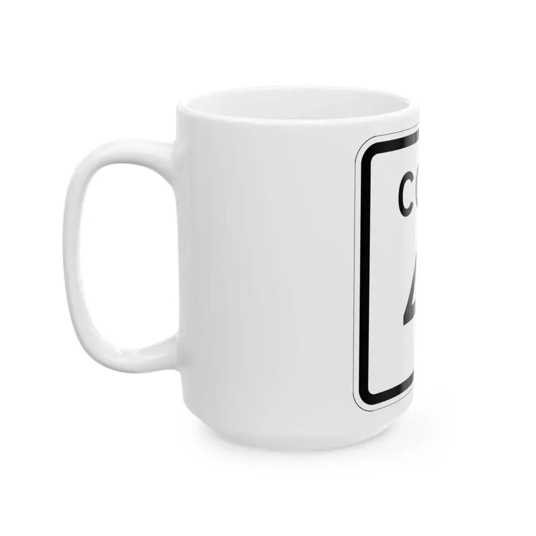 Colorado 41 1952 (Colorado) (Road Sign) White Coffee Mug - Go Mug Yourself