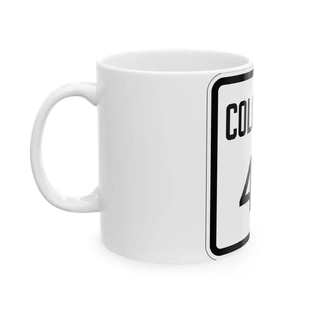 Colorado 43 1946 (Colorado) (Road Sign) White Coffee Mug - Go Mug Yourself
