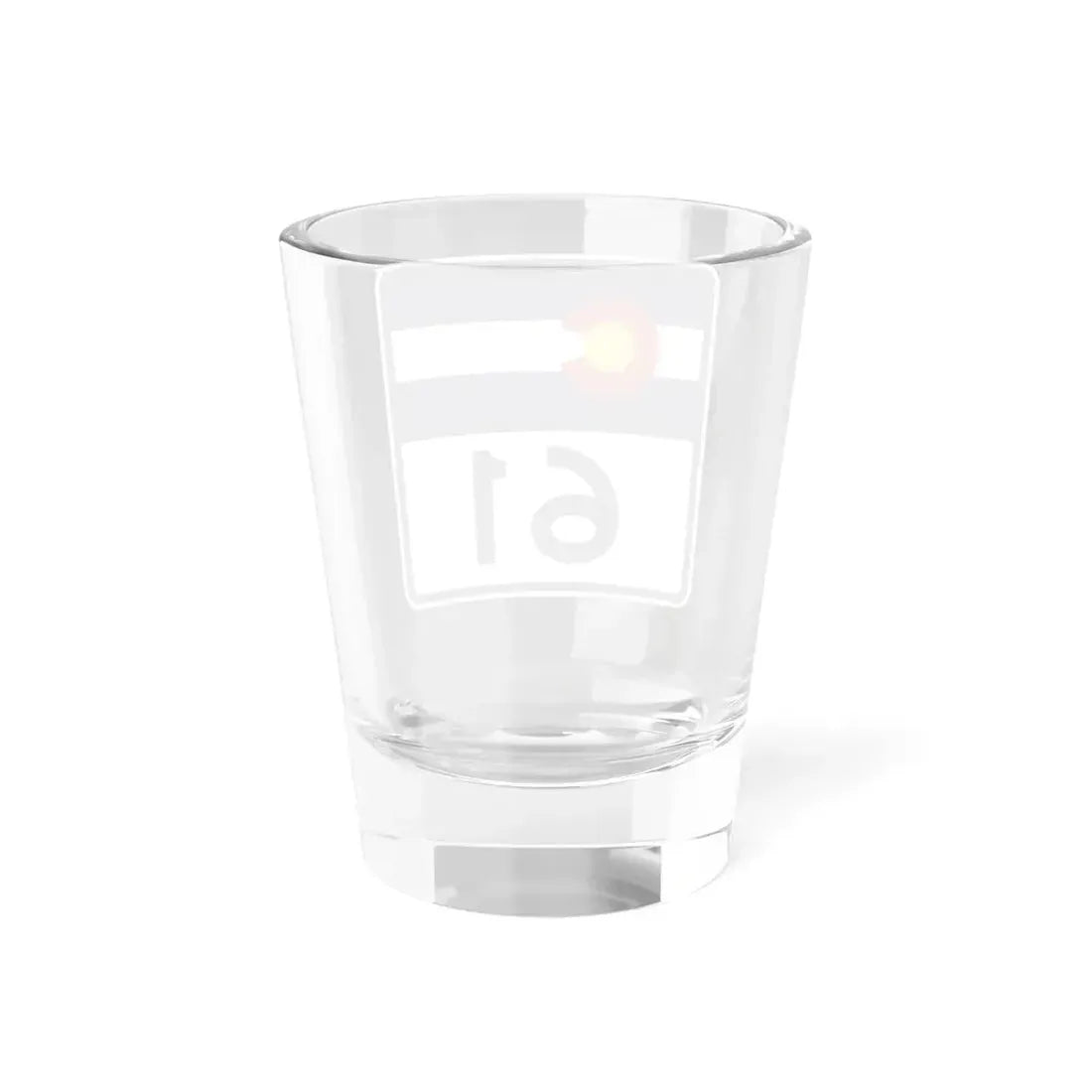 Colorado 61 (Colorado) (Road Sign) Shot Glass 1.5oz - Go Mug Yourself