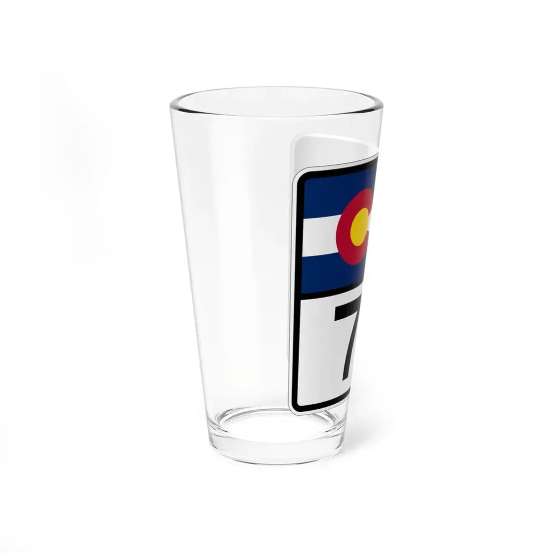 Colorado 75 (Colorado) (Road Sign) Pint Glss 16oz - Go Mug Yourself