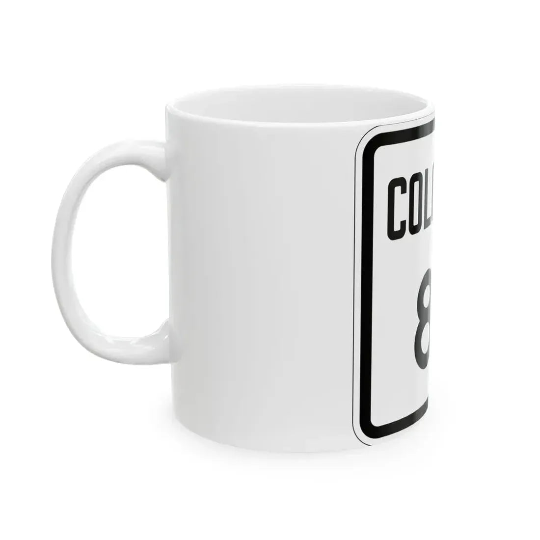 Colorado 85 1946 (Colorado) (Road Sign) White Coffee Mug - Go Mug Yourself