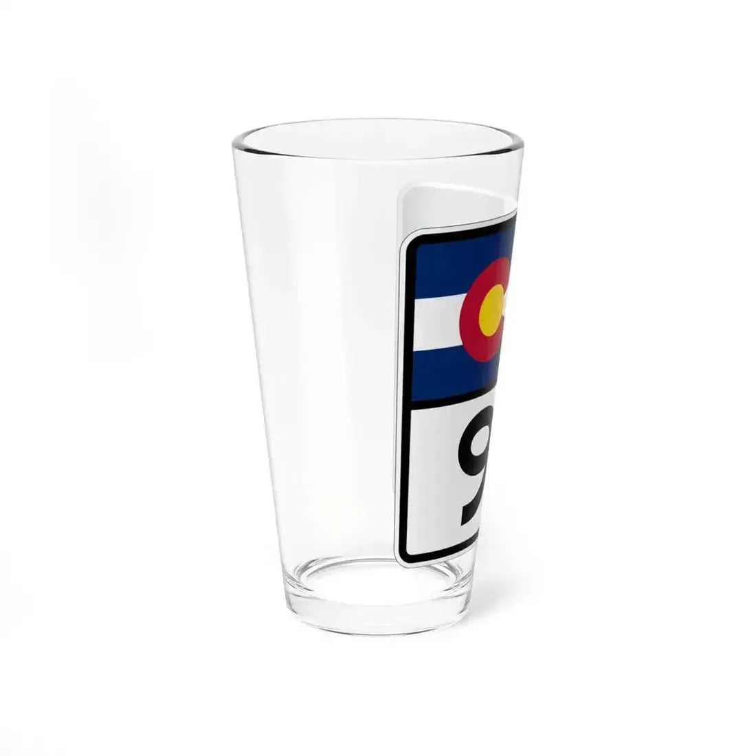 Colorado 97 (Colorado) (Road Sign) Pint Glss 16oz - Go Mug Yourself
