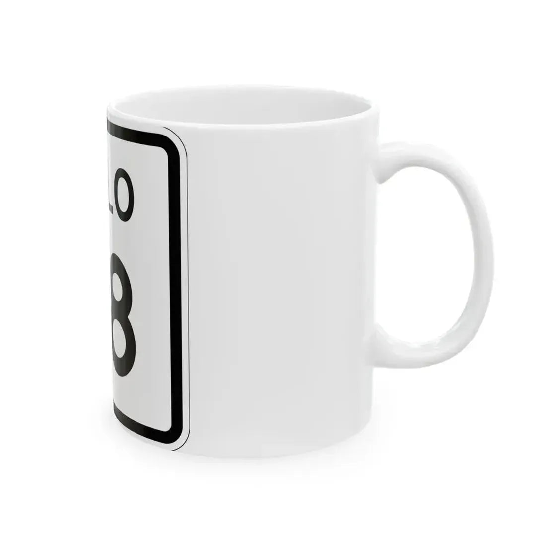 Colorado 98 1952 (Colorado) (Road Sign) White Coffee Mug - Go Mug Yourself