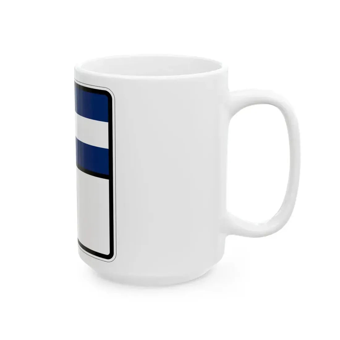 Colorado blank (Colorado) (Road Sign) White Coffee Mug - Go Mug Yourself