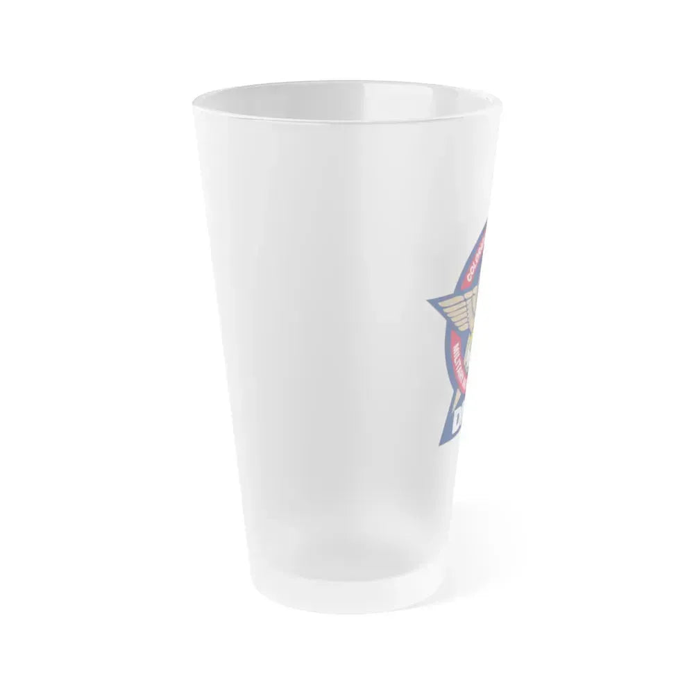 Colorado Department of Military and Veterans Affairs - Frosted Pint Glass 16oz - Go Mug Yourself