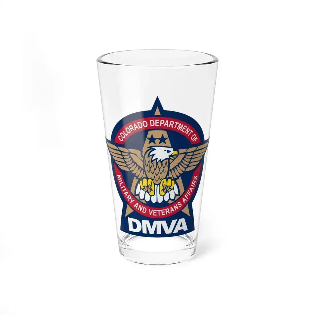 Colorado Department of Military and Veterans Affairs - Pint Glass 16oz 16oz - Go Mug Yourself