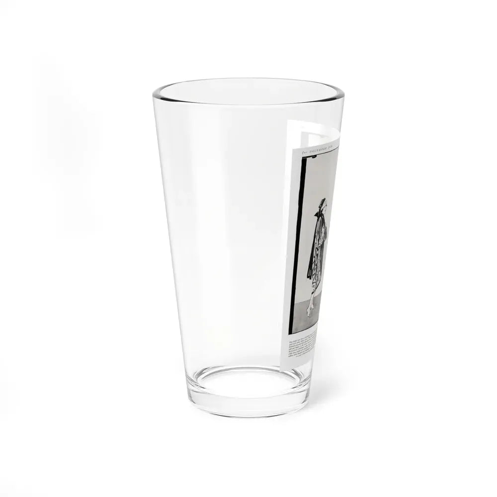 Colorful Evening Wraps Rival ..., Harper's Bazaar, December 1920 - Pint Glass 16oz - Go Mug Yourself