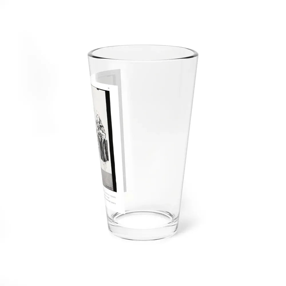 Colorful Evening Wraps Rival ..., Harper's Bazaar, December 1920 - Pint Glass 16oz - Go Mug Yourself