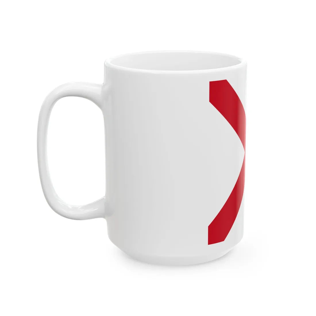 Colors of Saint Patricks Saltire -Template (Ireland) White Coffee Mug - Go Mug Yourself