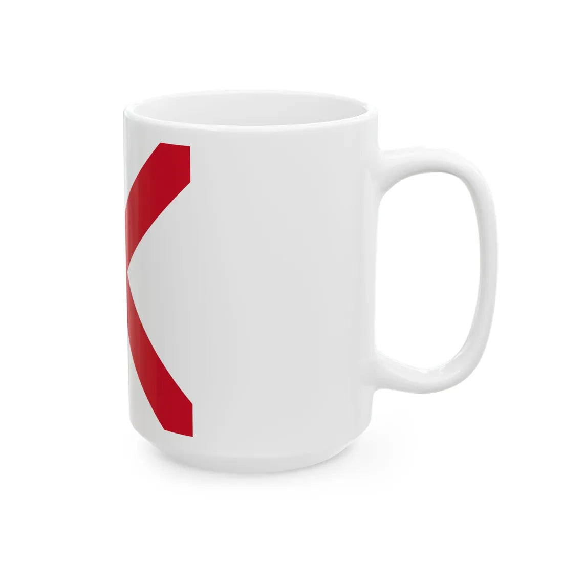 Colors of Saint Patricks Saltire -Template (Ireland) White Coffee Mug - Go Mug Yourself