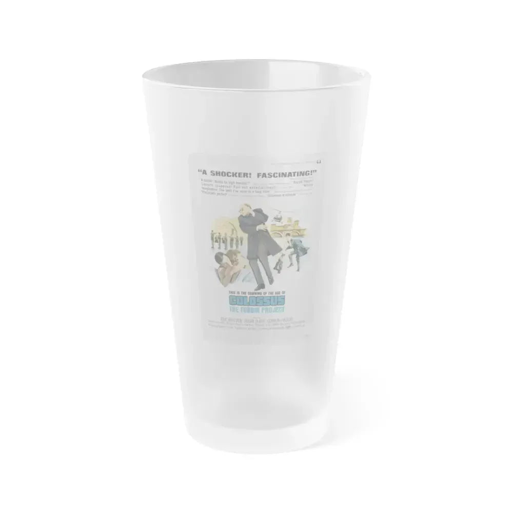 COLOSSUS THE FORBIN PROJECT (2) 1970 Movie Poster - Frosted Pint Glass 16oz 16oz Frosted - Go Mug Yourself