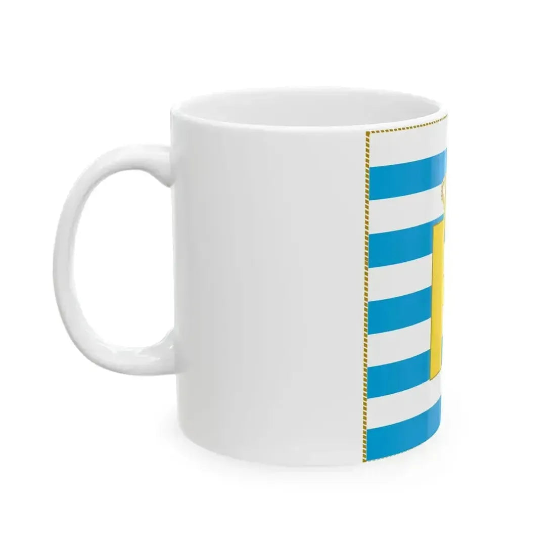 Colours of the Army of Luxembourg Reverse (Luxembourg) White Coffee Mug - Go Mug Yourself