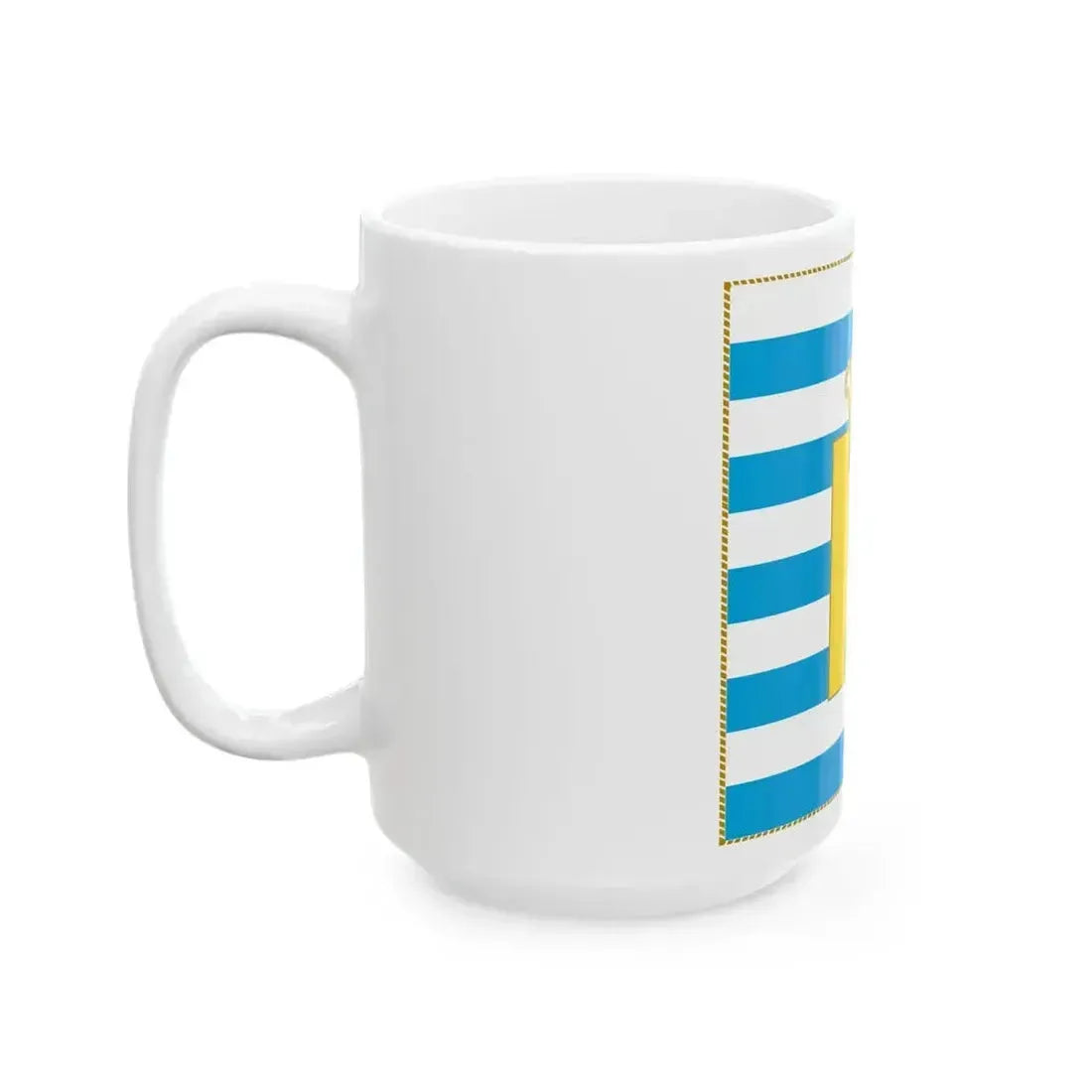 Colours of the Army of Luxembourg Reverse (Luxembourg) White Coffee Mug - Go Mug Yourself