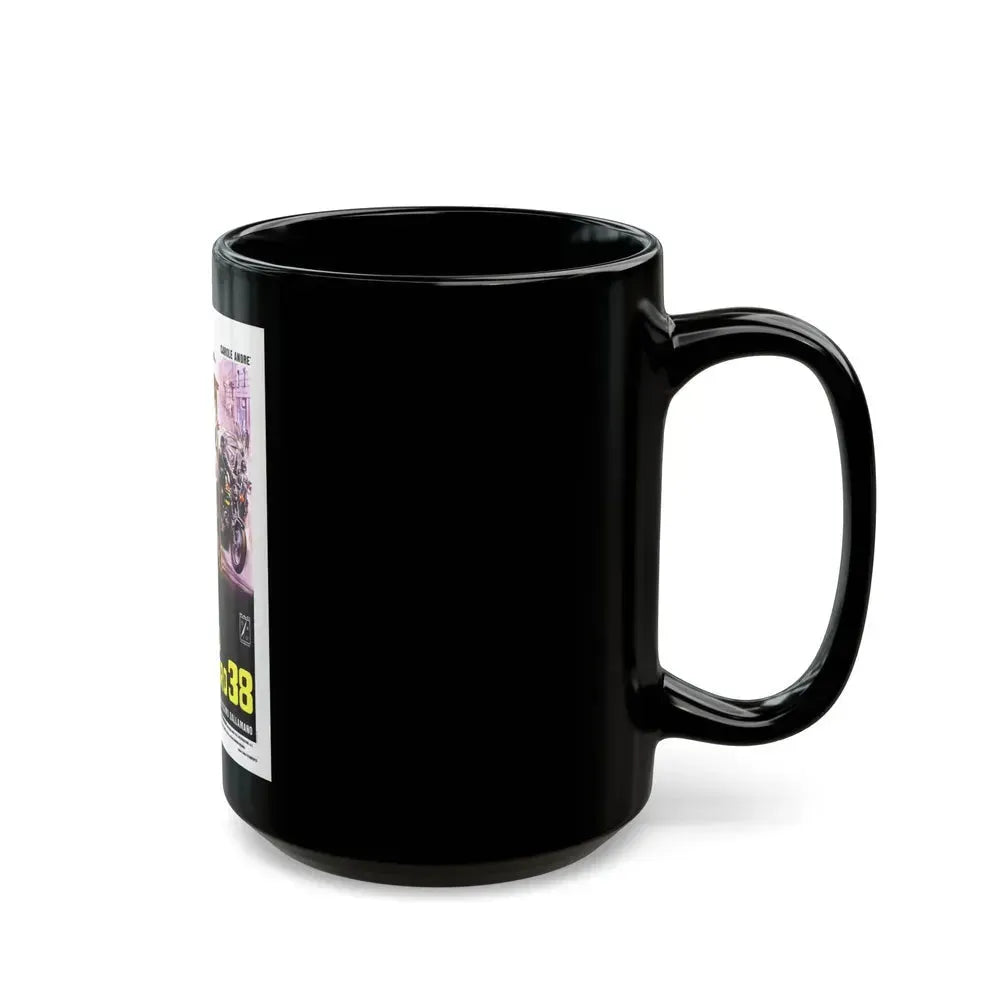 COLT 38 SPECIAL SQUAD 1976 Movie Poster - Black Coffee Mug - Go Mug Yourself