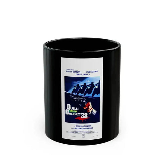 COLT 38 SPECIAL SQUAD (2) 1976 Movie Poster - Black Coffee Mug 11oz - Go Mug Yourself