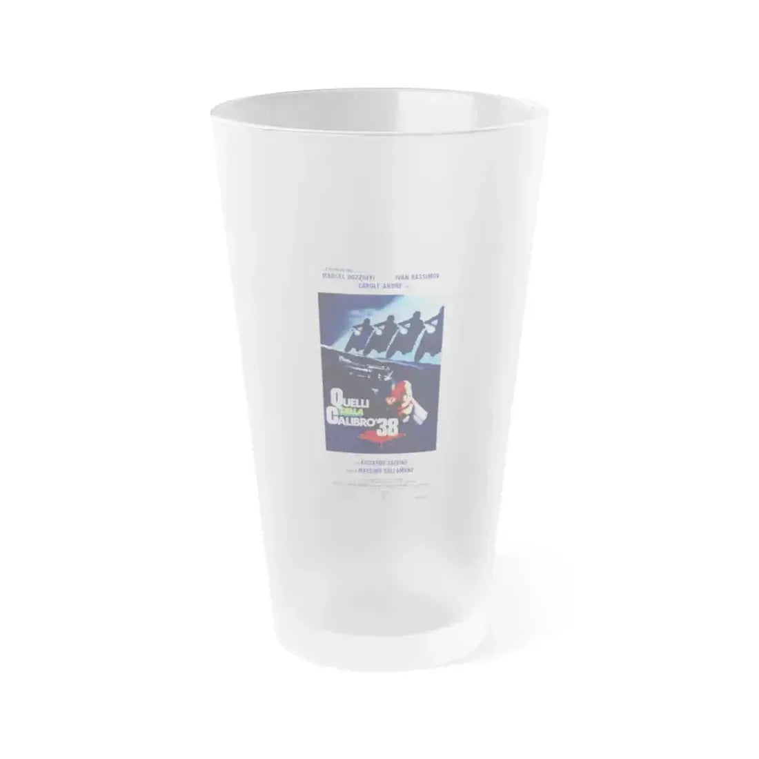COLT 38 SPECIAL SQUAD (2) 1976 Movie Poster - Frosted Pint Glass 16oz 16oz Frosted - Go Mug Yourself
