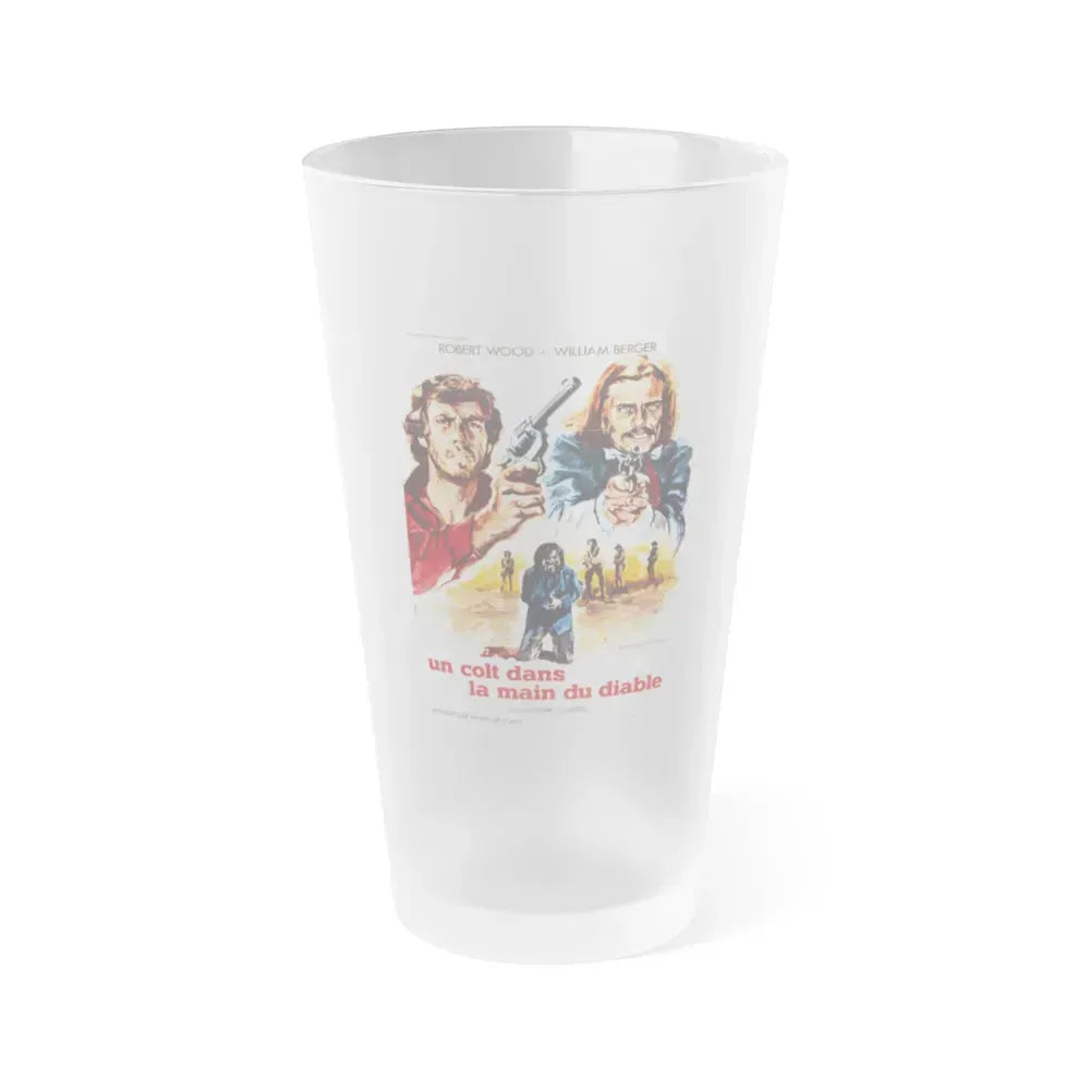 COLT IN THE HAND OF THE DEVIL 1973 Movie Poster - Frosted Pint Glass 16oz 16oz Frosted - Go Mug Yourself
