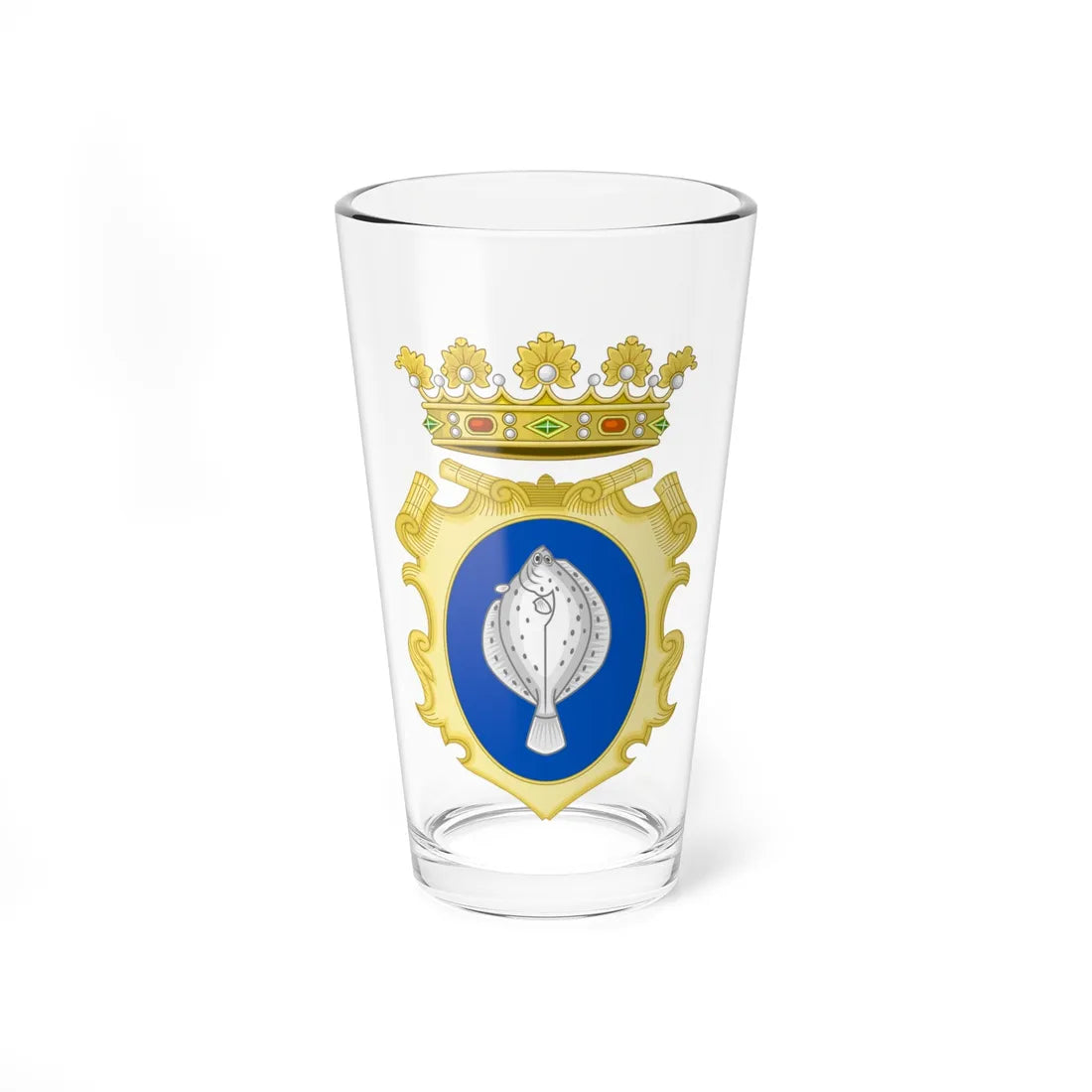 Comacchio-Stemma (Italy) (Coat of Arms) Pint Glass 16oz 16oz - Go Mug Yourself