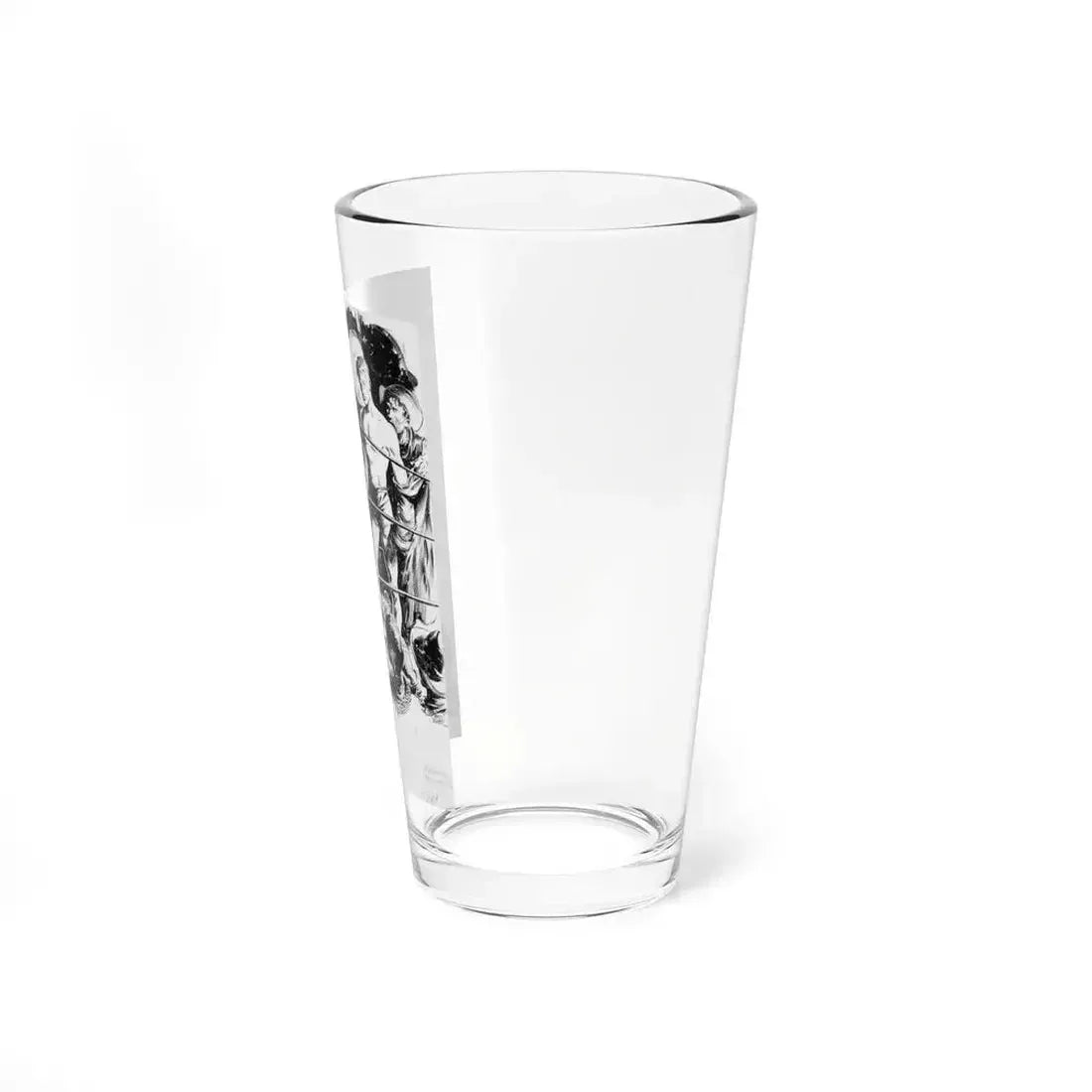 Comanche Kid, Adventure pulp illustration - Pint Glass 16oz - Go Mug Yourself